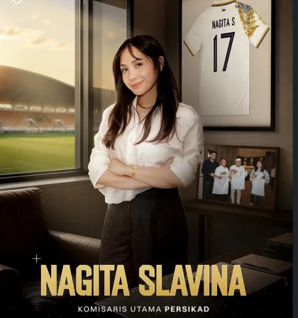 Nagita Slavina Resmi Jadi Komisaris Utama Persikad Depok