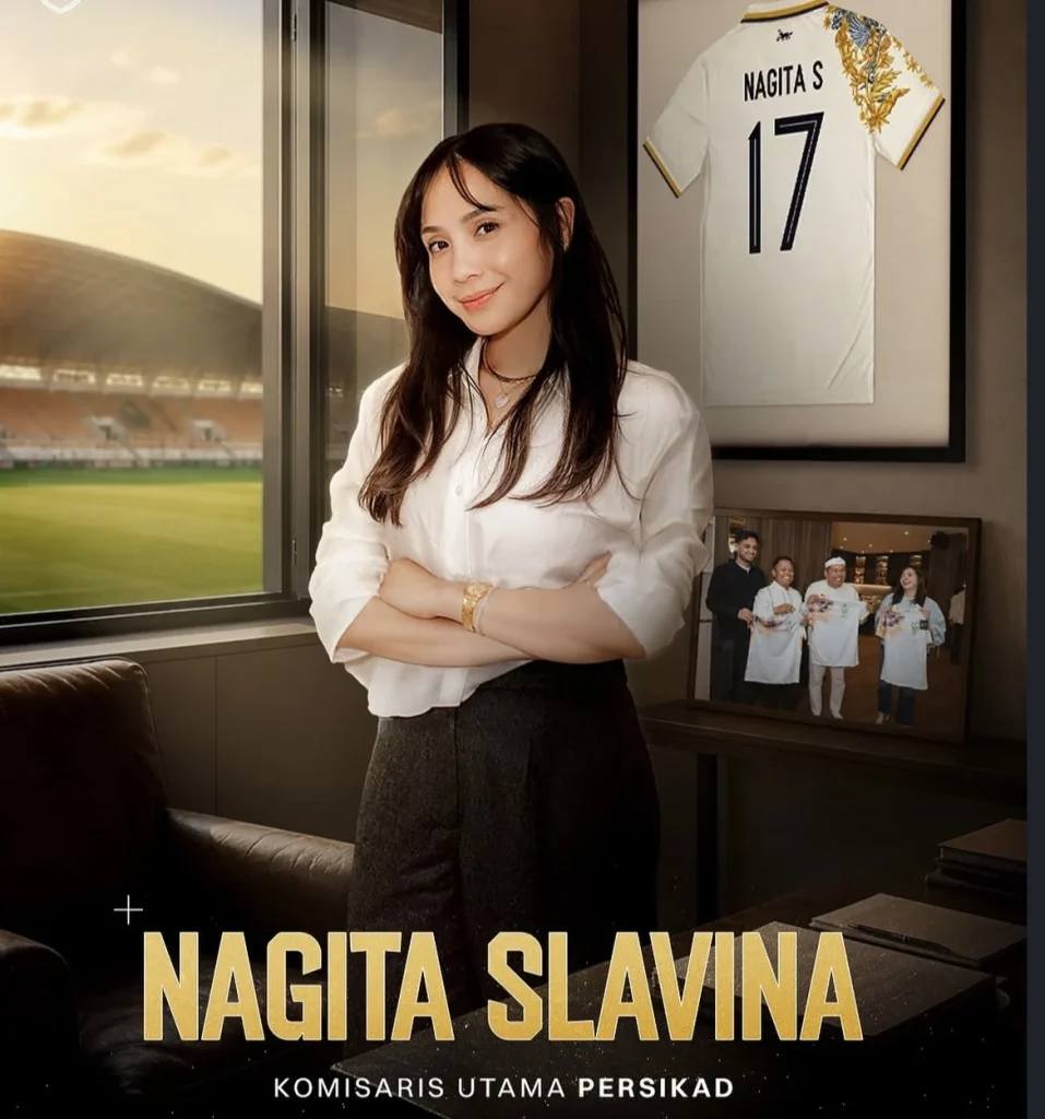 Nagita Slavina Resmi Jadi Komisaris Utama Persikad Depok