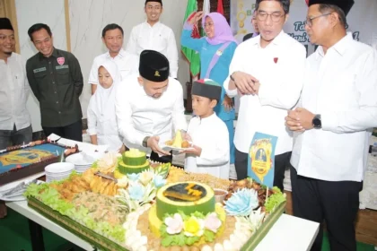 Panji Bangsa Rayakan Harlah dengan Santuni Ratusan Anak Yatim Piatu