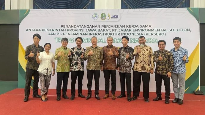 Pemprov Jawa Barat dan PT PII Teken Perjanjian Penjaminan Proyek TPPASR Legok Nangka