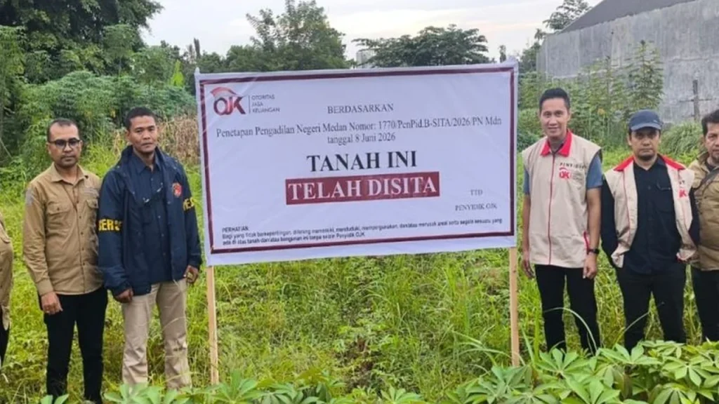 Pemulihan Kerugian Bank OJK Sita 41 Aset BPRS GP di Medan