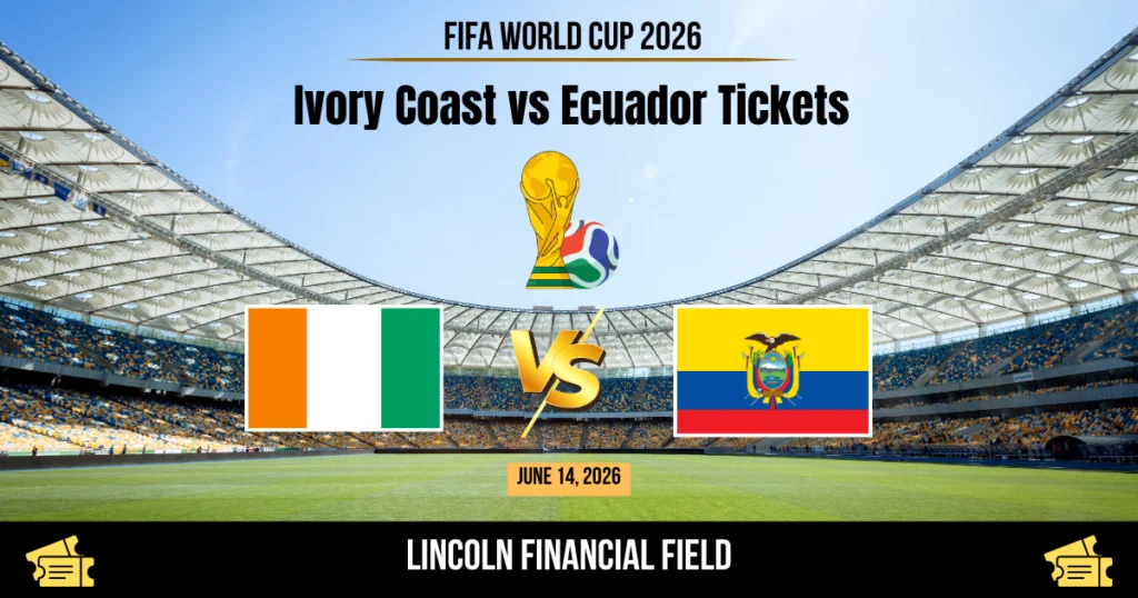 Pertandingan Ivory Coast vs Ecuador di Piala Dunia 2026