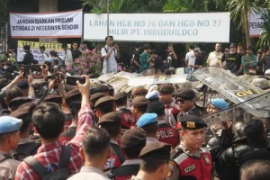 Polisi Amankan 69 Orang Terkait Ricuh Eksekusi Hotel Sultan