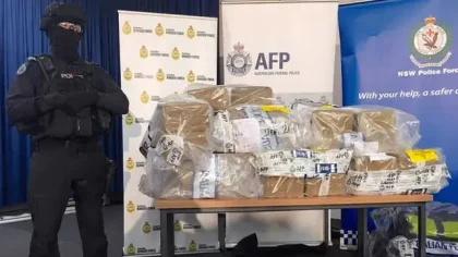 Polisi Australia Pecahkan Rekor dengan Penyitaan 2,7 Ton Kokain di Sydney