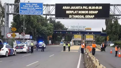 Polisi Jelaskan Kabar Viral Ganjil Genap di 28 Gerbang Tol Jakarta