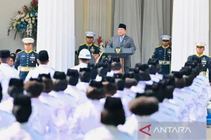 Prabowo Subianto Pimpin Upacara Hari Lahir Pancasila, Menekankan Pentingnya Nilai-Nilai Pancasila