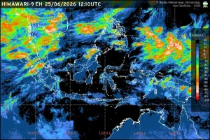 Prakiraan Cuaca Ibu Kota Provinsi di Indonesia pada 26 Juni 2026