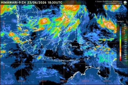 Prakiraan Cuaca Ibu Kota Provinsi Se-Indonesia 24 Juni