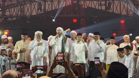 Pramono hingga Cak Imin Hadiri Haul Akbar Ulama dan Habaib Betawi di Monas