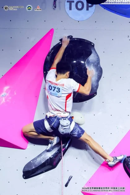 Putra Tri Ramadani Lolos Final World Climbing Series Praha