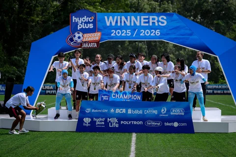 Putri Jaya Putra Menjadi Juara Hydroplus Soccer League Jakarta U-18