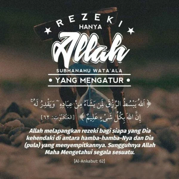 Rigen: Rezeki Sudah Allah yang Mengatur