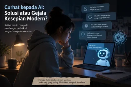 Saat AI Jadi Sandaran Emosi: Ruang Aman Baru atau Gejala Keterasingan Modern?