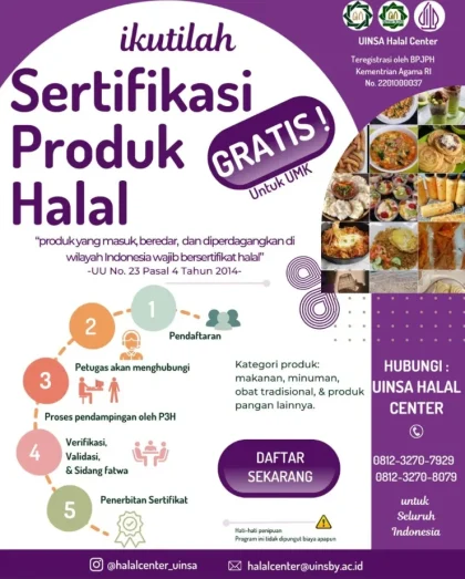Sertifikasi Halal SPPG Pastikan Kualitas Makanan Gratis