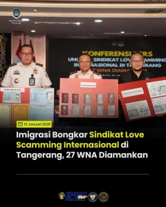 Sindikat Love Scam di Bongkar, Raup Rp150 Juta per Korban
