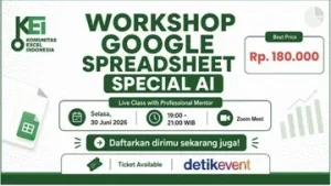 Skill Spreadsheet Makin Dicari, Kuasai Pakai AI dalam 2 Jam