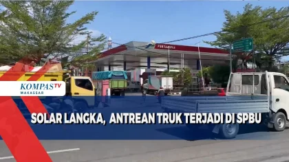 Solar Langka Membuat Antrean di SPBU Makassar Menjadi Sorotan