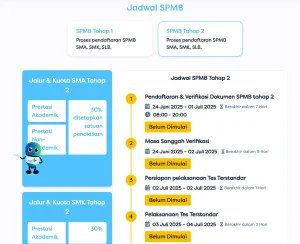 SPMB Jawa Barat Tahap 1 Sudah Ditutup, Tahap 2 Segera Dibuka
