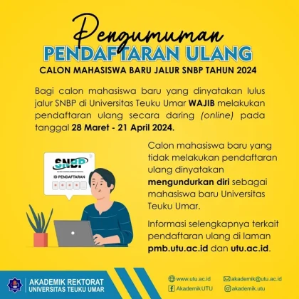 Tingkat Daftar Ulang Calon Mahasiswa SNBP UNJ Capai 99 Persen