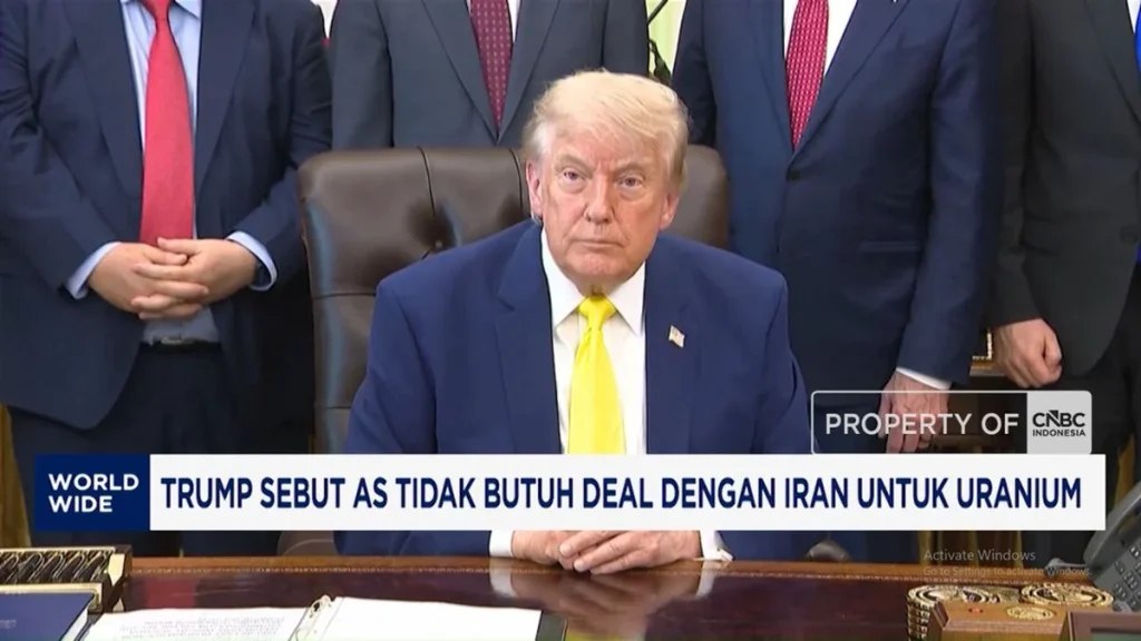 Trump: AS Tidak Butuh Deal dengan Iran untuk Uranium