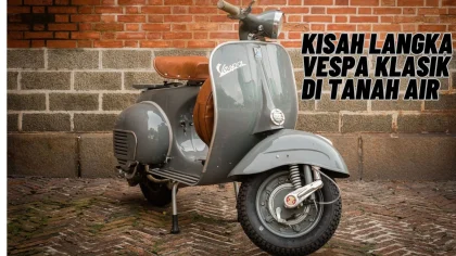 Vespa Langka Berusia 80 Tahun Keluar dari Garasi
