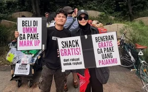 Zaskia Adya Mecca Panen Pujian di Aksi Demo Mahasiswa Di Jakarta