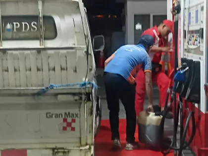 Antrean Panjang SPBU Taman Griya Bikin Macet, Ini Kata Polisi Denpasar