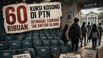 Camaba Tak Daftar Ulang PTN 60 Ribuan pada 2025, Bagaimana dengan 2026?