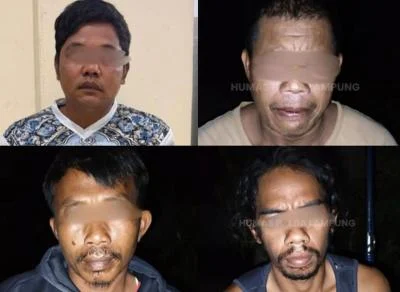 Empat Pembunuh Tapir Langka di Lampung Ditangkap
