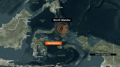 Gempa 6,3 Magnitude Menguasa Halmahera, Indonesia