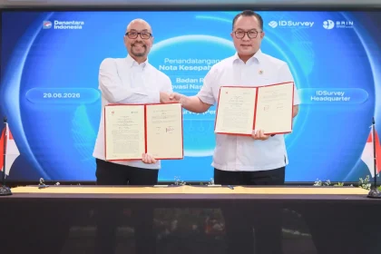 IDSurvey dan BRIN Tandatangani MoU untuk Meningkatkan Daya Saing Industri