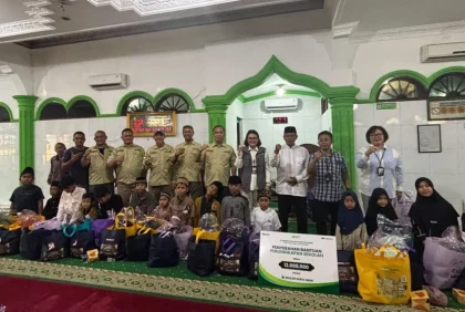 Komunitas Pajero One Santuni Puluhan Anak Yatim di Daerah