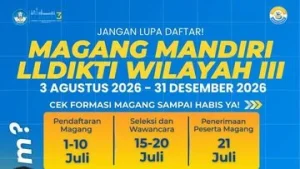 Lowongan Magang untuk Mahasiswa Aktif di LLDikti Wilayah III