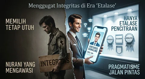 Menggugat Integritas di Era Etalase: Ketika Kejujuran Kalah dari Pencitraan