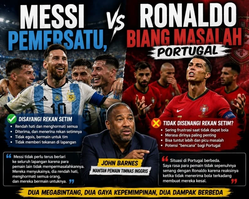 Messi Pemersatu Ronaldo Biang Masalah Portugal di Piala Dunia 2026