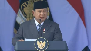 Prabowo-Gibran Hadiri Peringatan HUT Polri ke 80 di Satlat Brimob