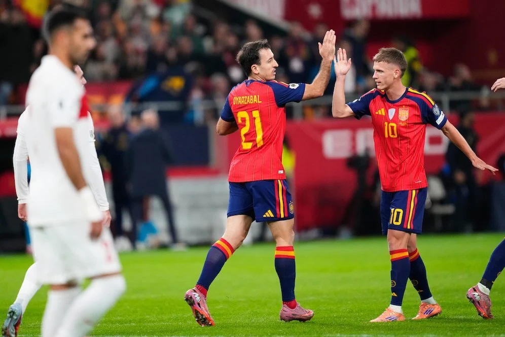 Spanyol Mengalahkan Austria, Mikel Oyarzabal Naik ke Empat Gol di Piala Dunia 2026